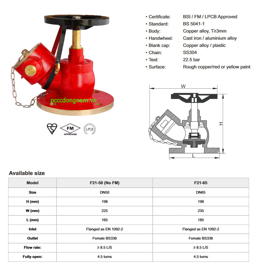 Van cân bằng - Landing valve