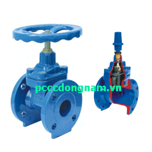 Van cổng ty nổi ty chìm mặt bích