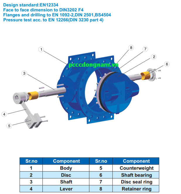 Van kiểm tra, van kiểm tra đĩa nghiêng