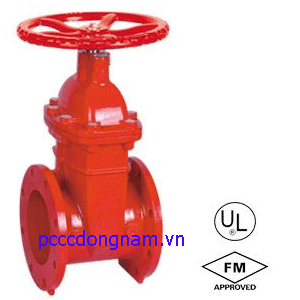 Van pccc Van cổng mặt bích NRS