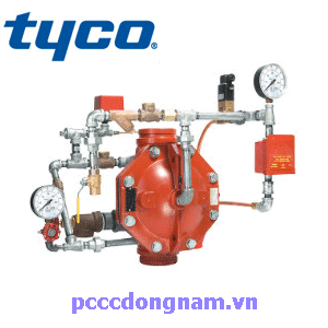 Xả Tràn van pccc Tyco DV5 D200-Nối Mặt Bích