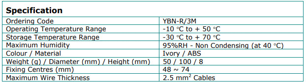 YBN-R/3M,Đế lắp đầu báo hàng hải Hochiki