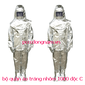 Bộ quần áo tráng nhôm 1000 độ C