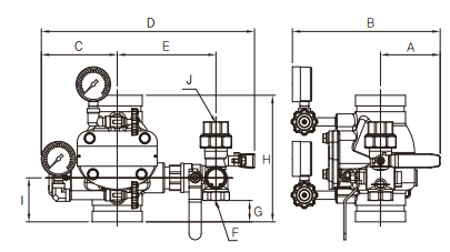 GROOVED TYPE ALARM VALVE AVAG1