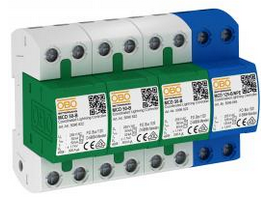 Combination arrester 3-pole with NPE