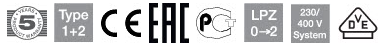 Combination arrester 3-pole with NPE