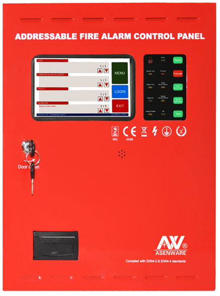 Addressable Fire Alarm Control Panel 1-8 Loop AW-FP100