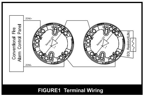 Đầu báo khói thông thường AW-CSD381 tiêu chuẩn LPCB EN54