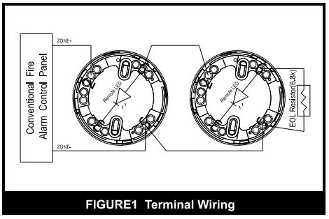 LPCB EN54 approve conventional smoke detector AW-CSD381