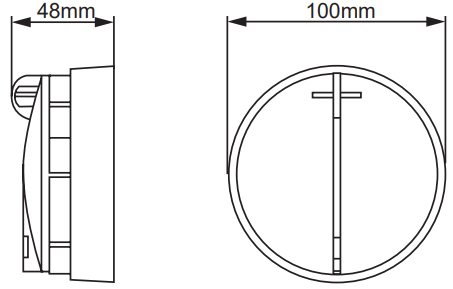 Đầu báo nhiệt kết hợp khói Detnov DOTD-230A-B (màu đen)