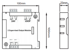 MAD-401,Mô đun hiển thị địa chỉ 1 đầu vào Detnov
