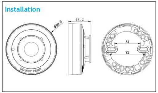 Đầu báo khói trong ống gió AW-CSD313