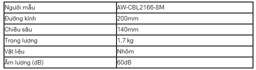 Chuông báo cháy bằng tbấm bằng tay AW-CBL2166-8M