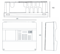 Tu Bao Chay Trung Tâm,Tủ báo cháy 2 vùng nhỏ gọn Detnov CCD-020