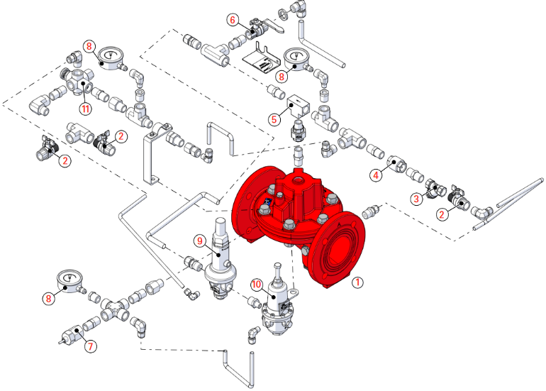 DELUGE PRESSURE REDUCING MODEL 68 DE HRV PR-MR