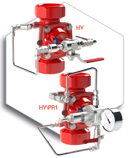 Van cấp nước giảm áp thủy lực HY