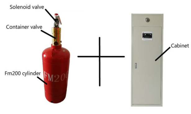 Hệ thống tủ Hfc227ea FM200 công nghiệp loại 100L