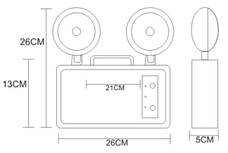 Đèn sự cố báo cháy ZS YF 1060