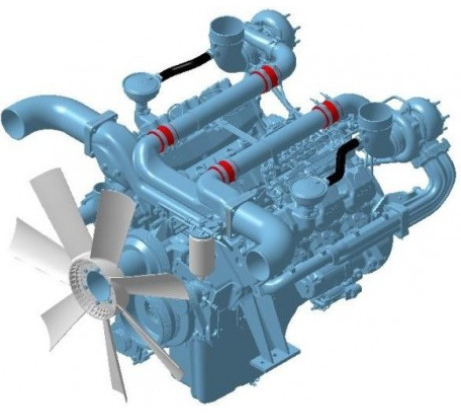 DP158LD,Bơm Diesel chữa cháy Doosan Hàn Quốc công suất 510 KW