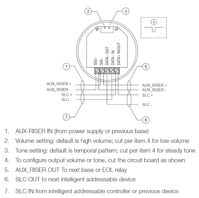 SB4U Audible (Sounder) Detector Bases