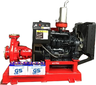 Máy bơm chữa cháy động cơ DIesel Model KL 100-250/55Kw