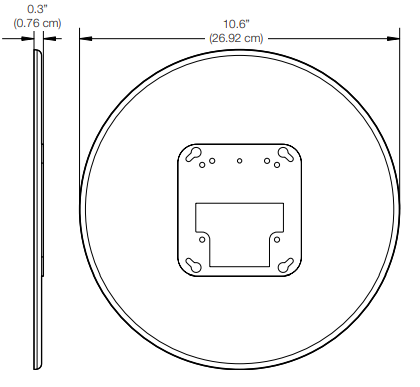 Còi đèn gắn trần Kidde Genesis LED EGC