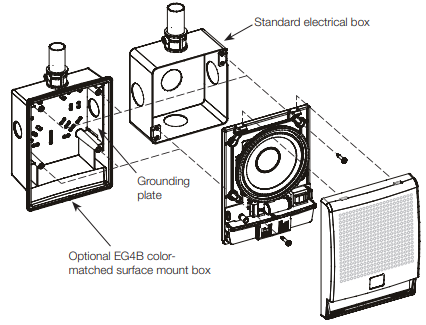 Wall Speakers, Speaker-Strobes Genesis G4 Series