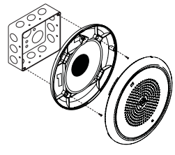 Loa trần, loa kết hợp đèn Genesis GC Series