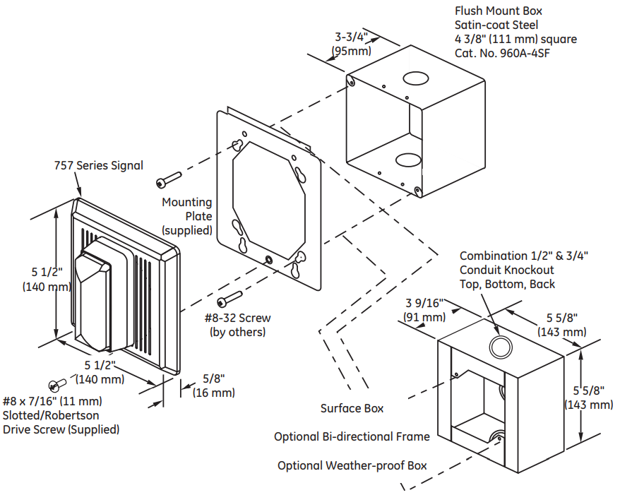 Re-entrant Speaker and Speaker-Strobe INT Series