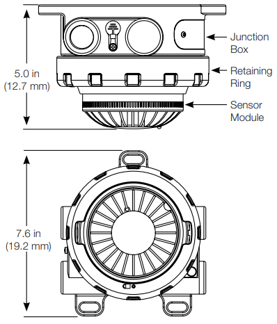 Explosionproof Smoke Detector Model 30-3013A1N12F