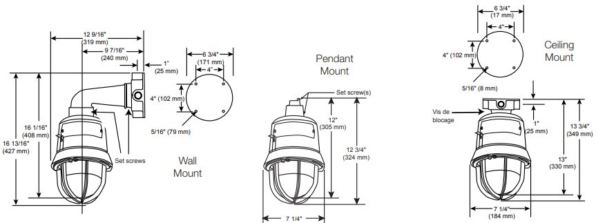 Đèn chớp lắp đặt ở nơi nguy hiểm 116DEGEX-FJ