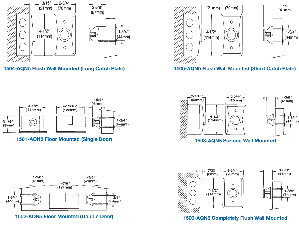 Electromagnetic Door Holders
