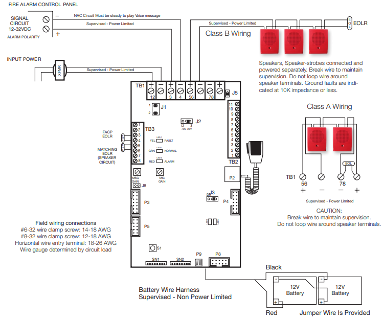 Fire Alarm Audio Notification System
