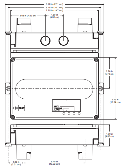 Đầu báo khói ống dẫn hai (2) dây SuperDuct  SD-2W
