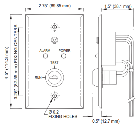 Reflective Beam Smoke Detector EC-50R