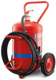 Bình cứu hoả chống ăn mòn bột khô ABC/Monnex 50kg 75kg,Bình chữa cháy xe đẩy