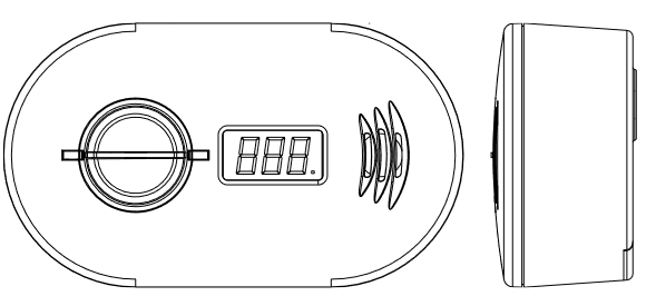 Nighthawk Carbon Monoxide Alarm with Digital Display KN-COPP-B-LP