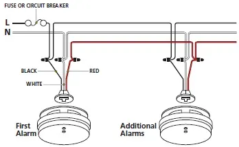 Kidde AC Hardwired Operated Carbon Monoxide Alarm KN-COB-IC