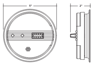 Cảnh báo nhiệt có dây 120VAC Kidde HD135F