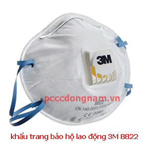 Khẩu trang bảo hộ lao động 3M - 8822 Khẩu trang bảo hộ lao động 3M - 8822