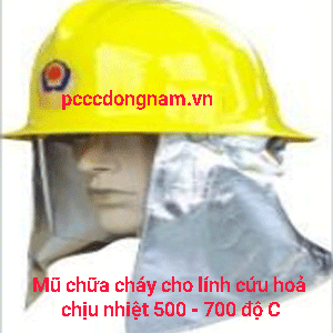 Mũ chữa cháy cho lính cứu hoả chịu nhiệt 500 đến 700 độ C Mũ chữa cháy cho lính cứu hoả chịu nhiệt 500 đến 700 độ C