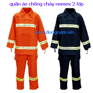 quần áo chống cháy nomex 2 lớp 300 độ c