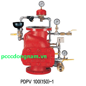 Các loại van điều khiển ống khô PLDPV 100(150), PLDPV 100(150)-UL, FM, PDPV 100(150)-1