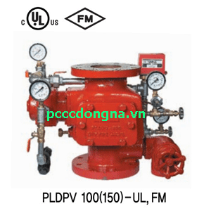 Các loại van điều khiển ống khô PLDPV 100(150), PLDPV 100(150)-UL, FM, PDPV 100(150)-1