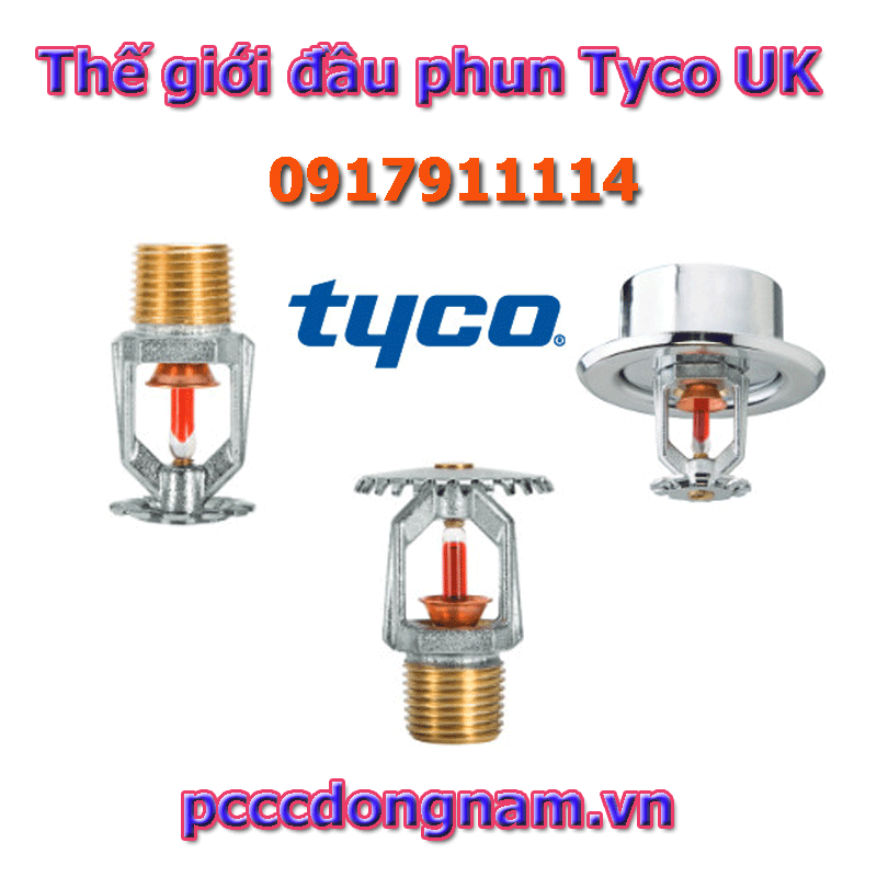 Đầu Phun Tyco UK Series TY B TY1151 TY1251 TY4851 TY4951 TY4151 TY4251