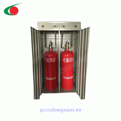 Hệ thống tủ  bình 100L Hfc227ea FM200 công nghiệp