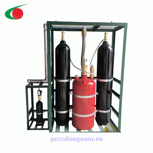 Thiết bị chữa cháy piston Hfc227ea áp suất 6 Mpa