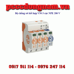Bộ chống sét kết hợp V50 3 cực NPE 280 V